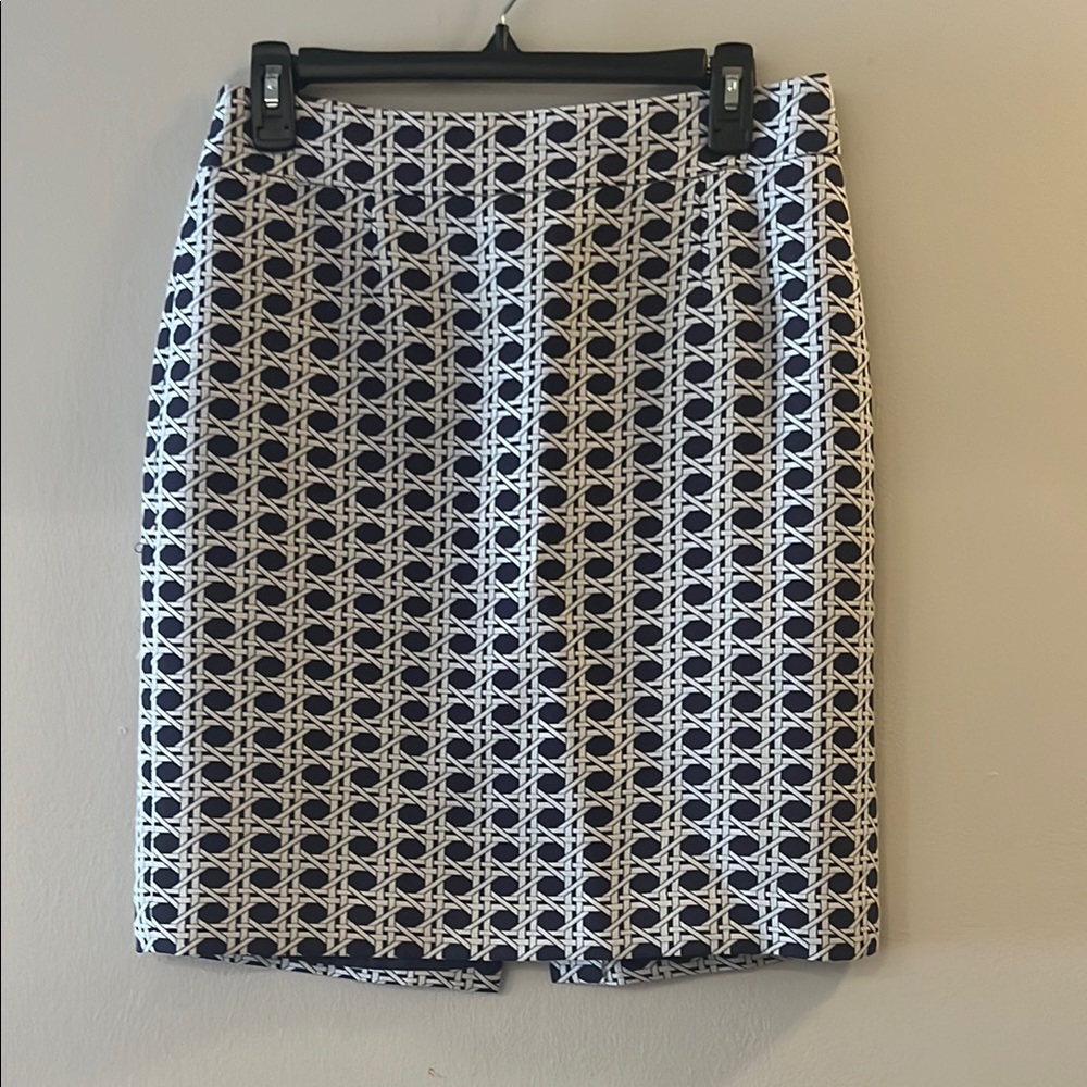 Banana Republic Black and White Mini Pencil Skirt